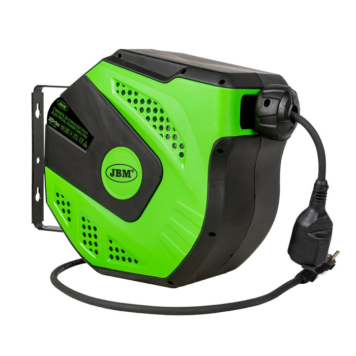 CARRETE DE CABLE ELÉCTRICO 21M - VERDE - 53586