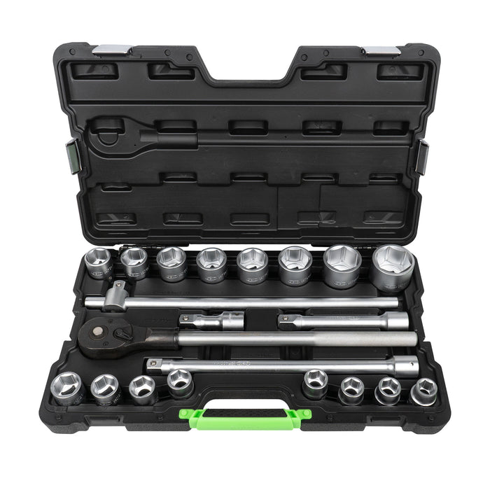 MALETÍN DE HERRAMIENTAS CON 21 PIEZAS 3/4" HEXAGONALES CINCADO - 53727