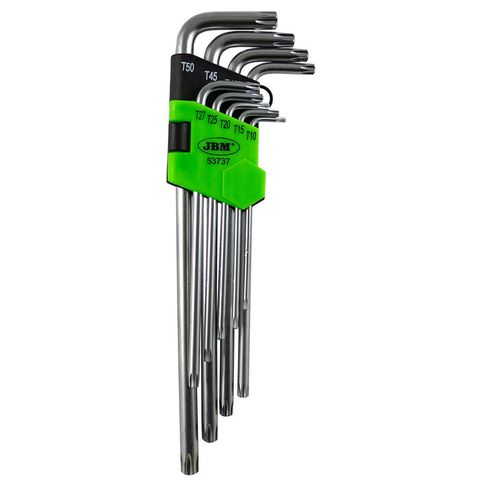 SET DE 9 LLAVES TORX EXTRALARGAS - 53737