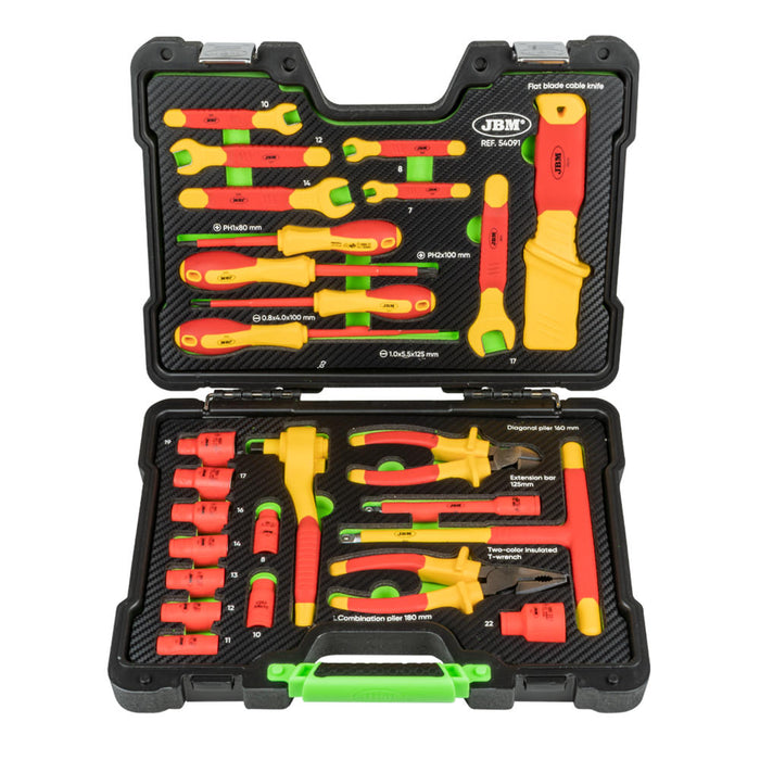 MALETÍN DE HERRAMIENTAS AISLADAS VDE 26 PCS - 54091