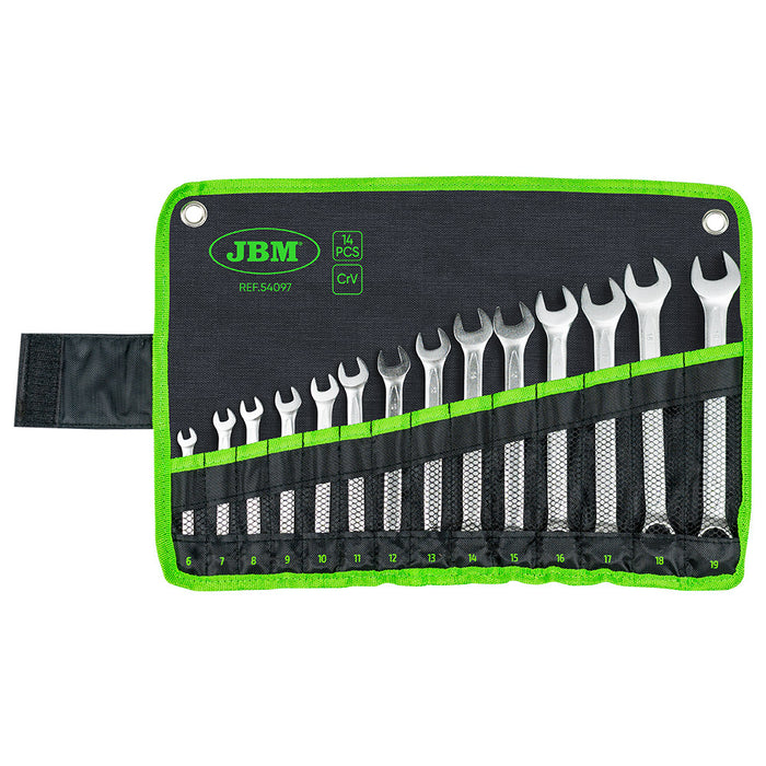 KIT DE 14 LLAVES COMBINADAS - 54097