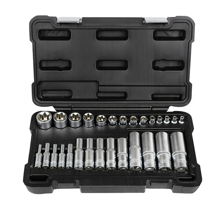 SET 28 VASOS TORX CORTOS Y LARGOS CINCADO - 54141