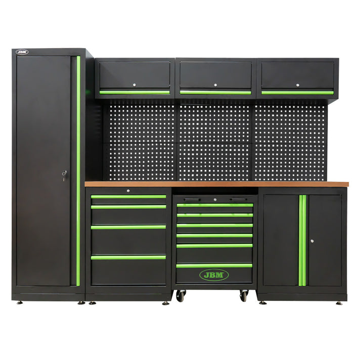 CONJUNTO DE MUEBLES MODULARES PARA TALLER (18 PCS) - 54327