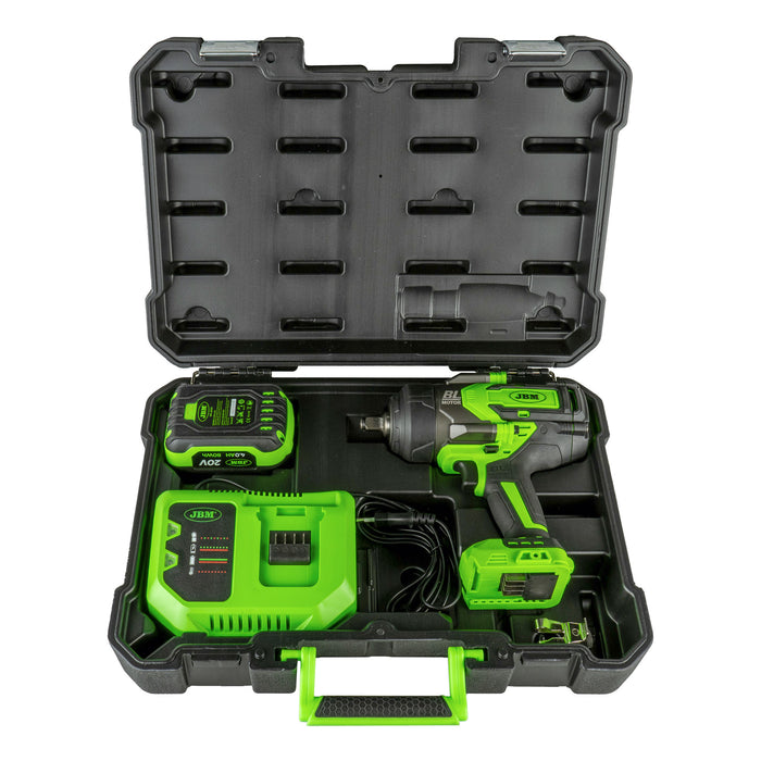 PISTOLA DE IMPACTO BRUSHLESS A BATERÍA 1/2" 1300NM CON MALETÍN - 60044C