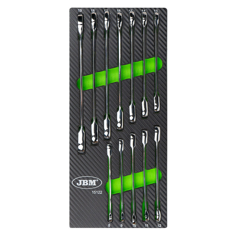 MÓDULO EVA CARBONO DE 12 LLAVES COMBINADAS CON TRINQUETE - 15122