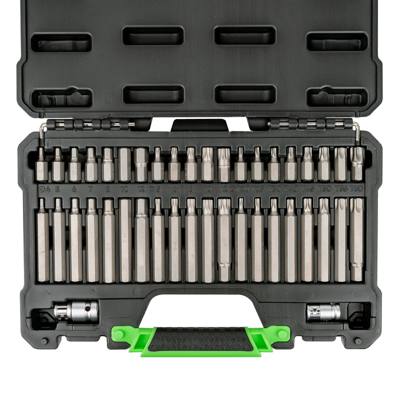 MALETÍN DE 42 PIEZAS HEXAGONALES, 12 CANTOS Y TORX - 50983