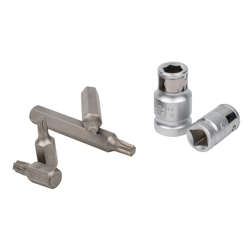 MALETÍN DE 42 PIEZAS HEXAGONALES, 12 CANTOS Y TORX - 50983