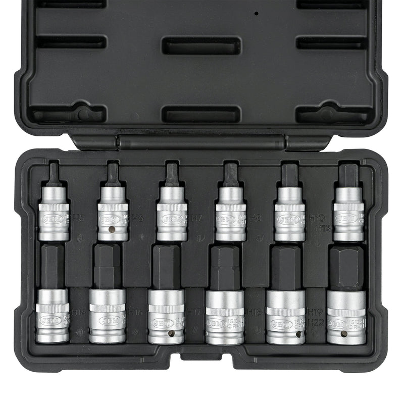 SET DE 12 PIEZAS DE 1/2" PUNTA HEXAGONAL - 51260