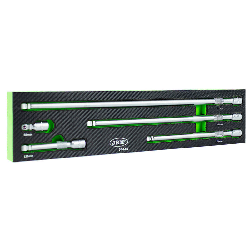 SET DE BARRAS DE EXTENSIÓN DE 1/2” CON CABOTA REDONDA - 51448