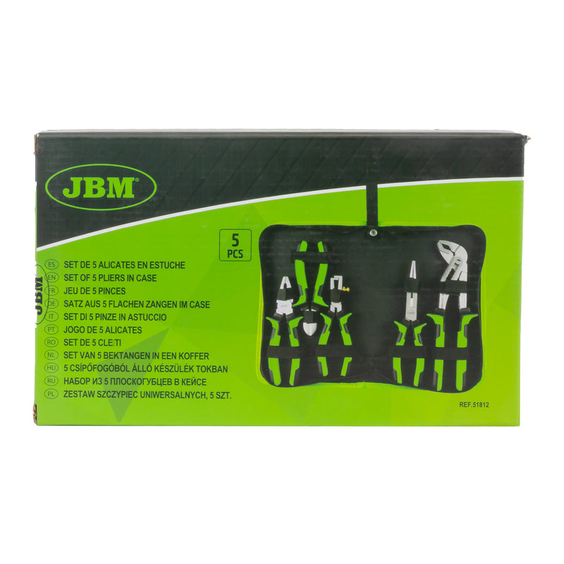 SET DE 5 ALICATES EN ESTUCHE - 51812