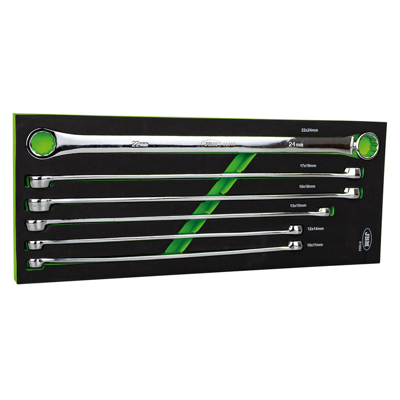 KIT DE 6 LLAVES EXTRALARGAS DE 12 CANTOS - 51864