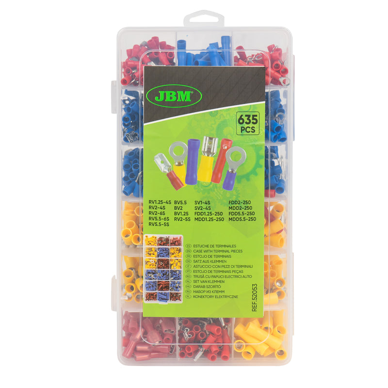 ESTUCHE DE TERMINALES 635PCS - 52053