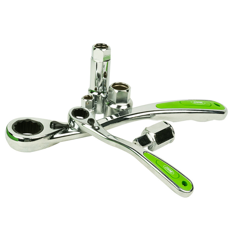 MALETÍN DE HERRAMIENTAS GO-THROUGH DE 39 PIEZAS 1/2",1/4" Y 3/2" CROMADO -52418