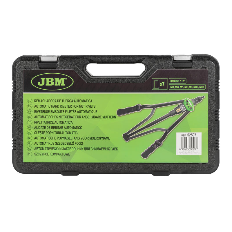 REMACHADORA DE TUERCA AUTOMÁTICA 440MM / 17" - 52597