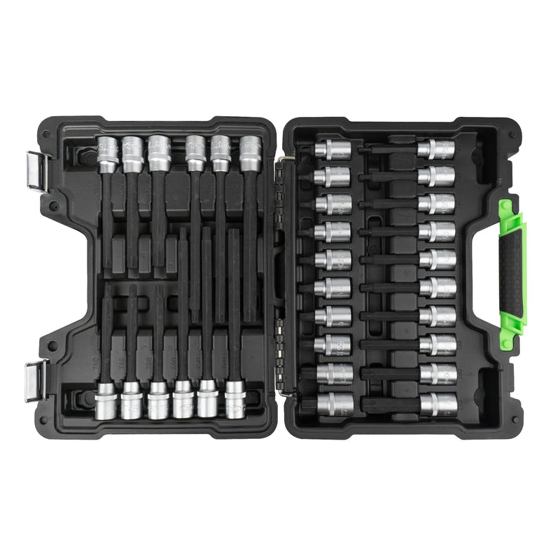 MALETÍN DE PUNTAS PARA TORNILLOS TORX 32 PIEZAS - 52605