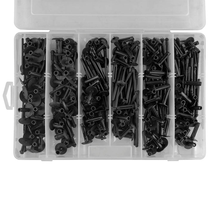 ESTUCHE DE REMACHES PLÁSTICOS 150PCS -52711