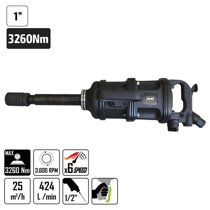 PISTOLA DE IMPACTO PARA CAMIONES 1” 3260NM - 52814