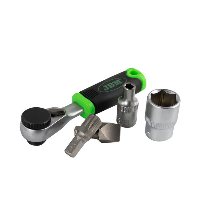 ESTUCHE DE 38 PIEZAS CON CARRACA MINI DE 1/4" - 53156