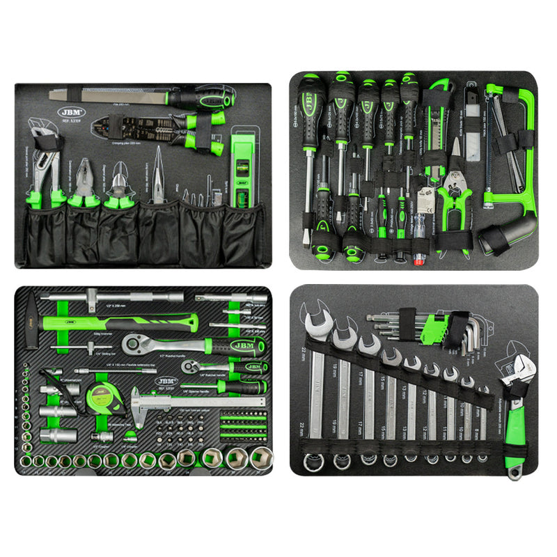 MALETA DE HERRAMIENTAS ALUMINIO 159 PIEZAS CINCADO - 53159