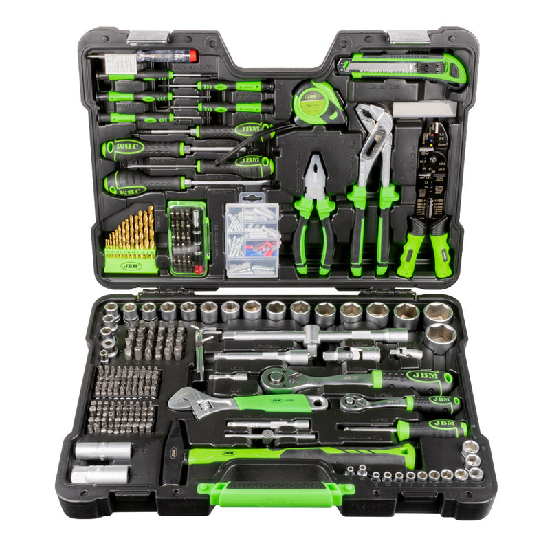 MALETÍN DE HERRAMIENTAS DE 303 PIEZAS CON VASOS HEXAGONALES CINCADO - 53212