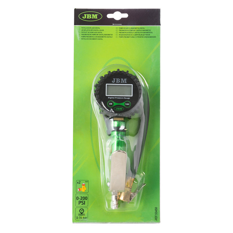 PISTOLA DE INFLADO DIGITAL - Manómetro digital - 53450