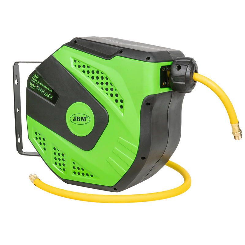 CARRETE DE MANGUERA DE AIRE 13M - VERDE - 53581