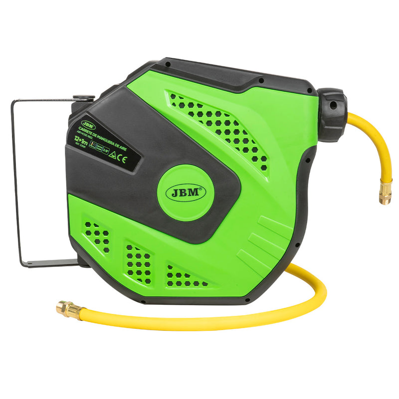 CARRETE DE MANGUERA DE AIRE 13M - VERDE - 53581