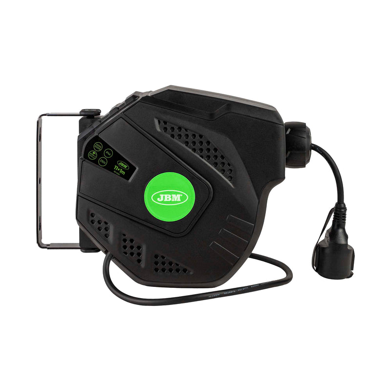 Enrolador de cabo elétrico - 12 m - Verde - 53584