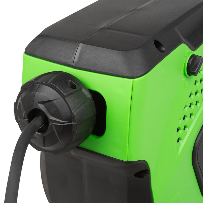 CARRETE DE CABLE ELÉCTRICO - 12M - VERDE - 53584