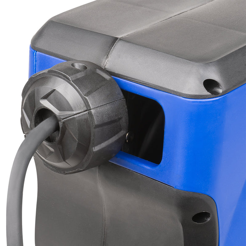 CARRETE DE CABLE ELÉCTRICO 21M - AZUL - 53585