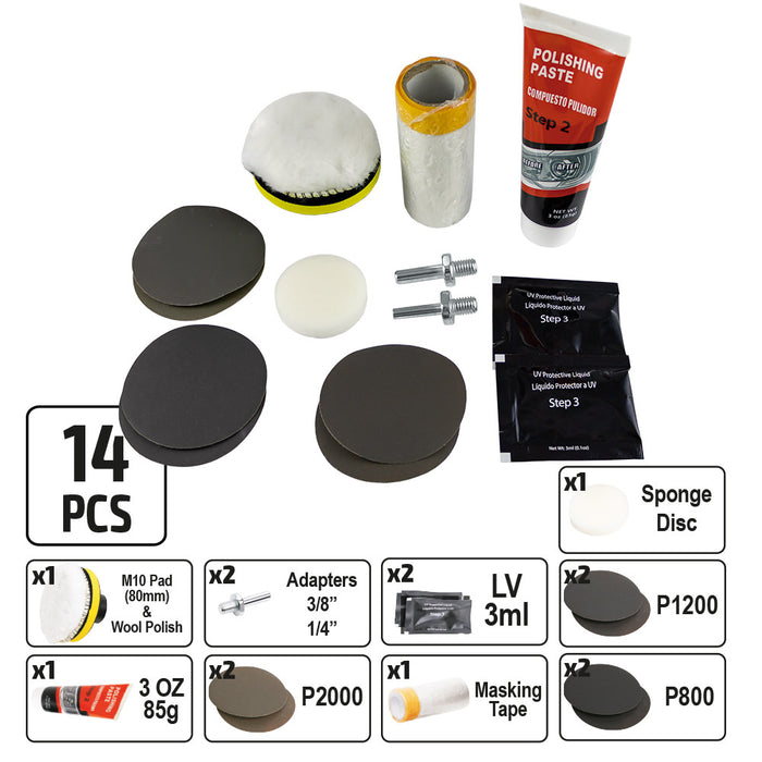 KIT DE PULIDO DE FAROS - 53626
