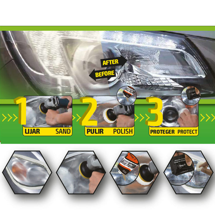 KIT DE PULIDO DE FAROS - 53626