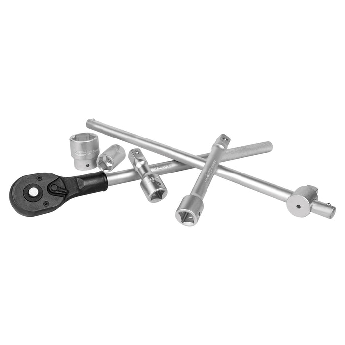 MALETÍN DE HERRAMIENTAS CON 21 PIEZAS 3/4" HEXAGONALES CINCADO - 53727