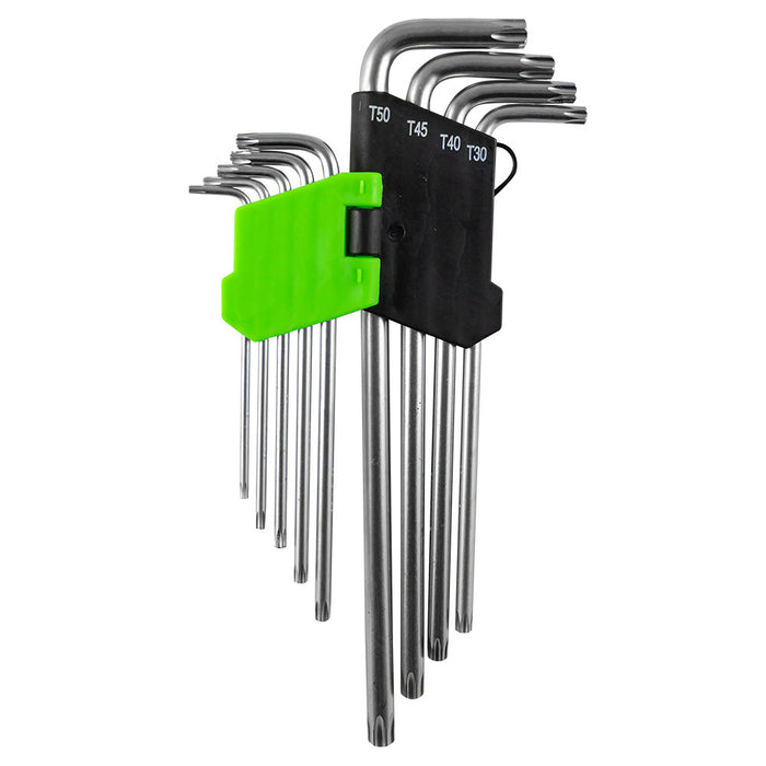SET DE 9 LLAVES TORX EXTRALARGAS - 53737