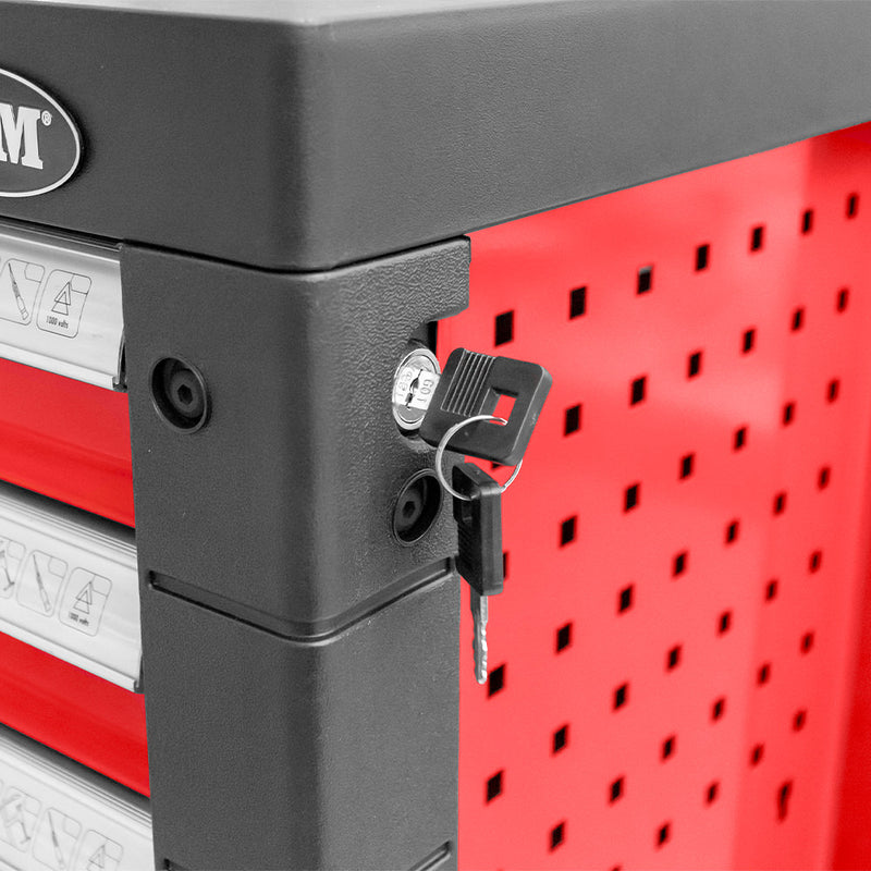 CARRO DE HERRAMIENTAS 7 CAJONES ROJO - VACÍO - 53762