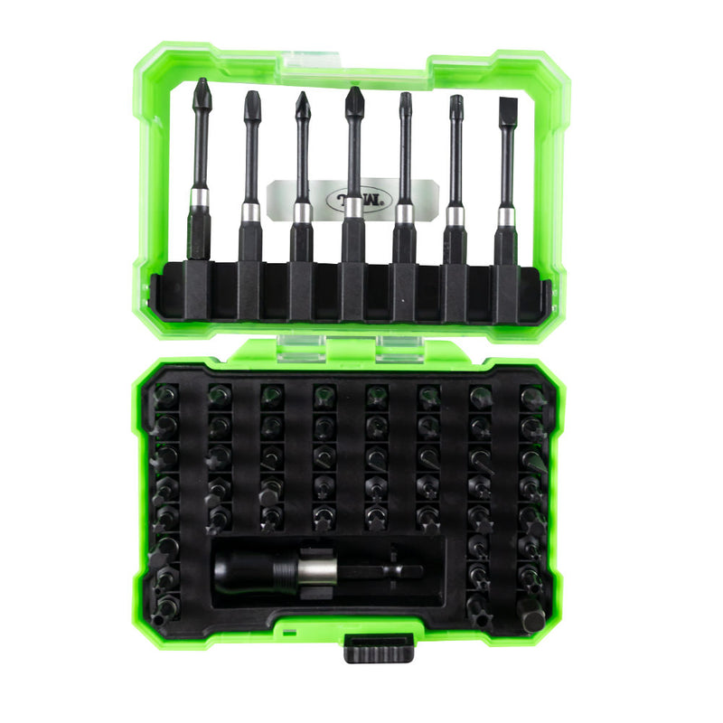 ESTUCHE DE PUNTAS DE IMPACTO CON ADAPTADOR RÁPIDO S2 - ACABADO NEGRO - 53857