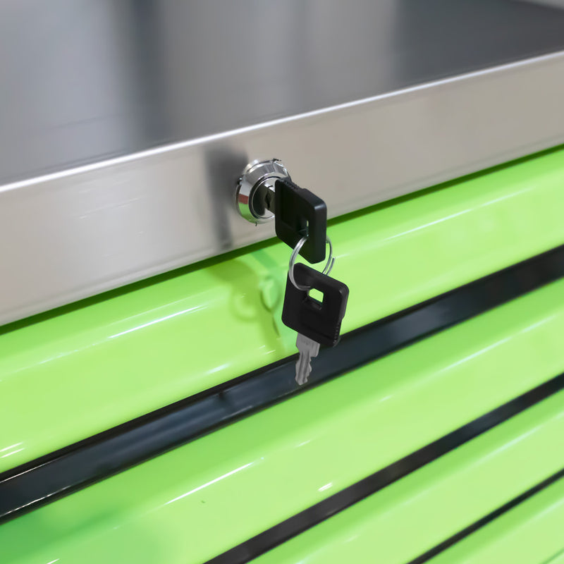 CARRO DE HERRAMIENTAS XL CON 7 CAJONES VACÍO - VERDE - 53869