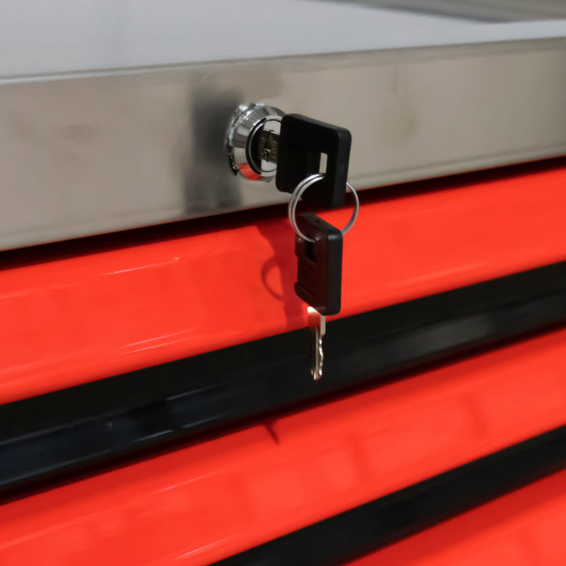 CARRO DE HERRAMIENTAS XL CON 7 CAJONES VACÍO - ROJO - 53870