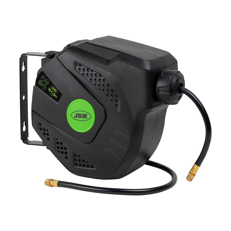 Enrolador de mangueira de ar de 11 m - Verde - 53882