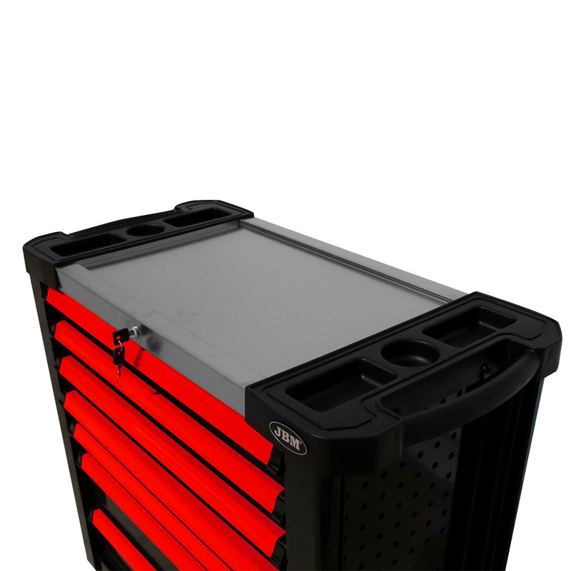 CARRO DE HERRAMIENTAS XL CON 7 CAJONES ROJO - CON DOTACIÓN - 53913