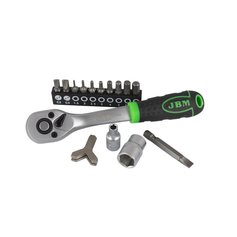 CAJA DE HERRAMIENTAS DE HIERRO 64 PIEZAS CINCADO - 53565