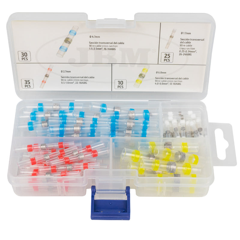 SET DE MANGUITOS DE SOLDADURA TERMORETRÁCTILES 100PCS - 53992