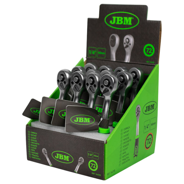 CARRACA DE 72 DIENTES 1/4" 145MM CINCADA - 54018