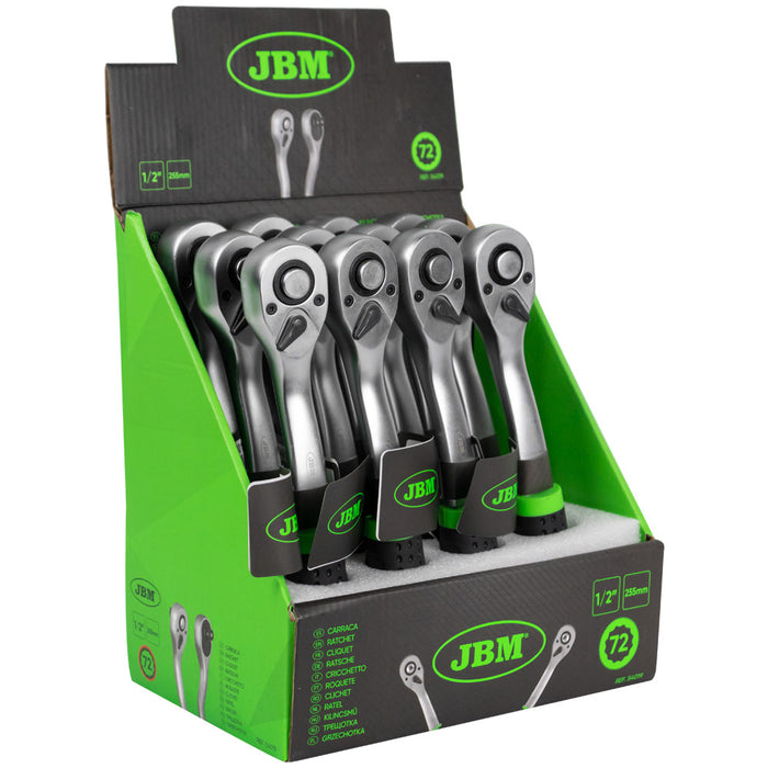 CARRACA DE 72 DIENTES 1/2" 255MM CINCADA - 54019