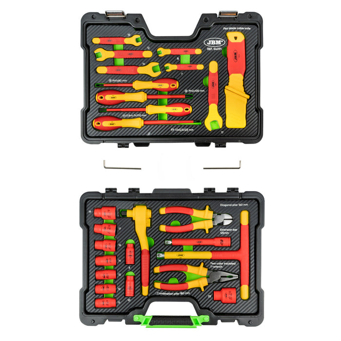MALETÍN DE HERRAMIENTAS AISLADAS VDE 26 PCS - 54091