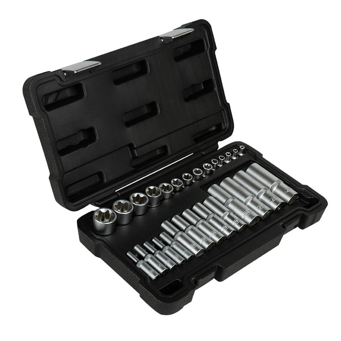 SET 28 VASOS TORX CORTOS Y LARGOS CINCADO - 54141
