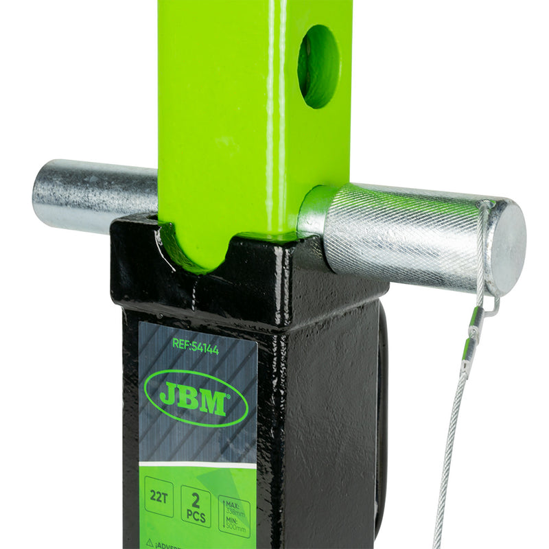 JUEGO DE 2 CABALLETES 22T (338-500MM) - 54144