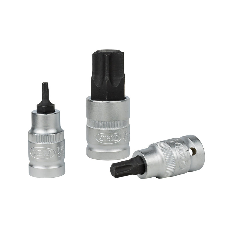 SET 12 PIEZAS 1/2" PUNTA TORX - 54154