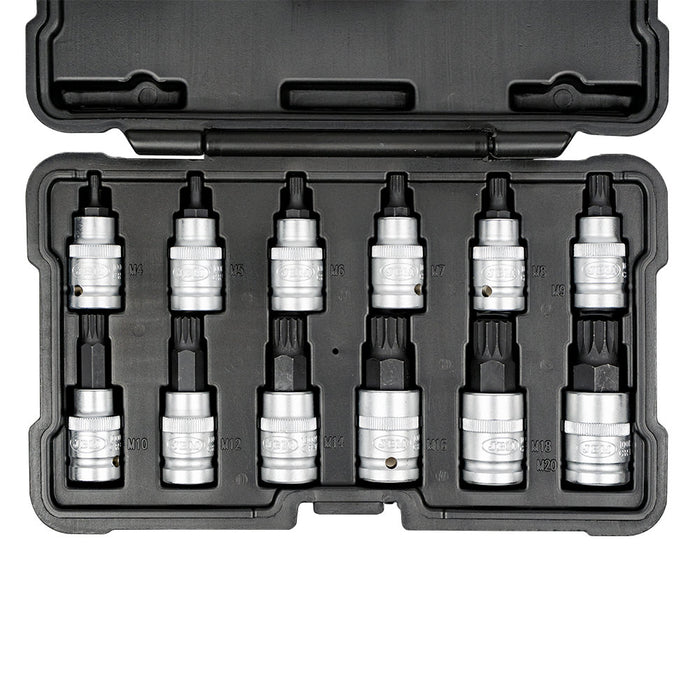 SET DE 12 PIEZAS DE 1/2" PUNTA 12 CANTOS - 54164