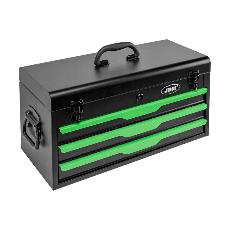 CAJA METÁLICA CON HERRAMIENTAS 143 PIEZAS CINCADO - 54261